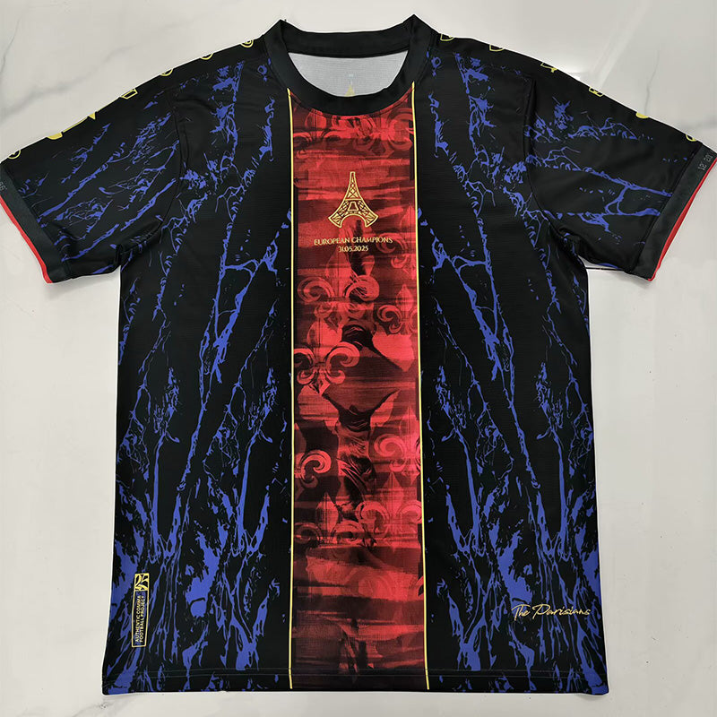 2025 PSG Purple Black Champion Training Shirt