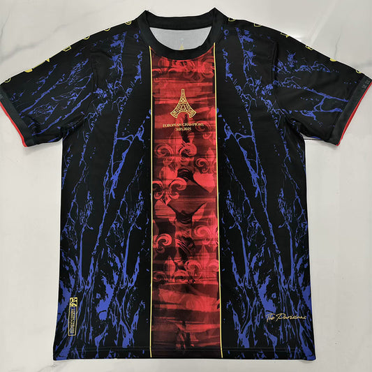 2025 PSG Purple Black Champion Training Shirt