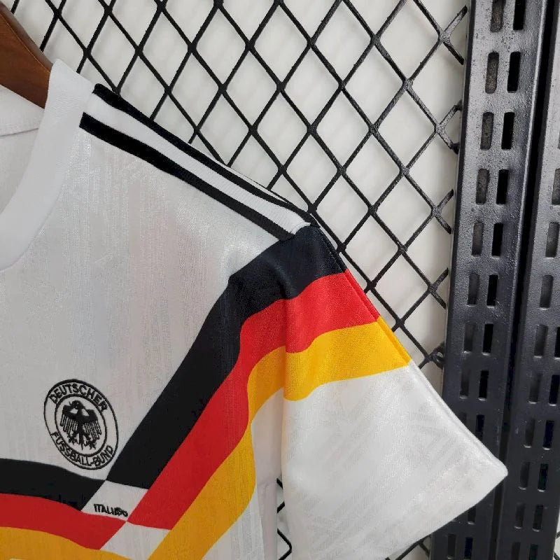 1992 Kids Germany Home Retro Football Shirt image 4