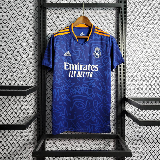 2021/2022 Real Madrid Away Retro Football Shirt image 1