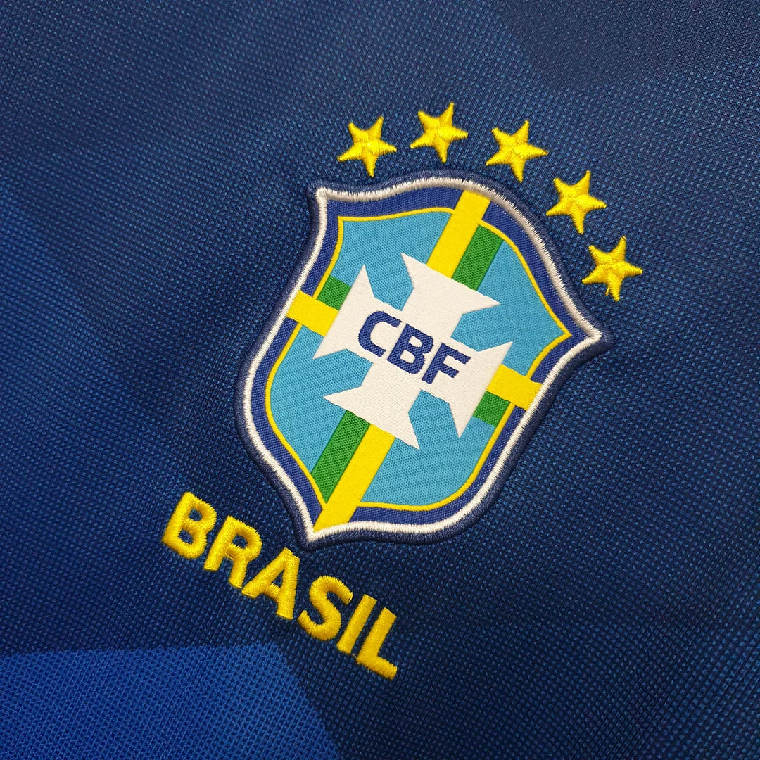 2020 Brazil Away Retro Football Shirt image 9