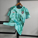 2023/2024 Portugal Pre-Match Training Football Shirt image 3