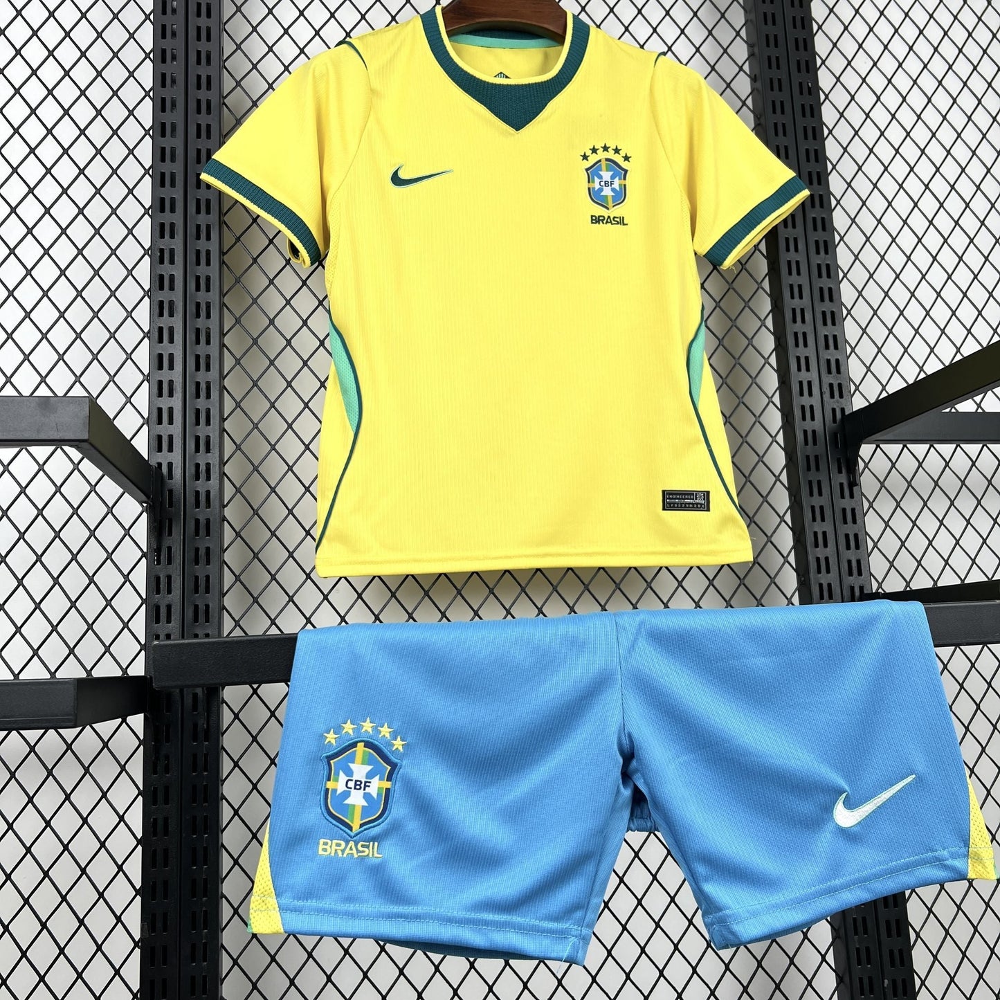 2026 Kids Brazil Home World Cup Football Shirt image 6