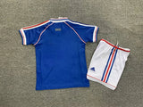 1998 Kids France Home Retro Football Shirt image 2