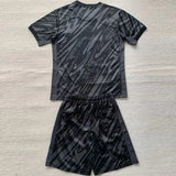 Maillot de football noir pour gardien de but du Brésil 24-25 pour enfants