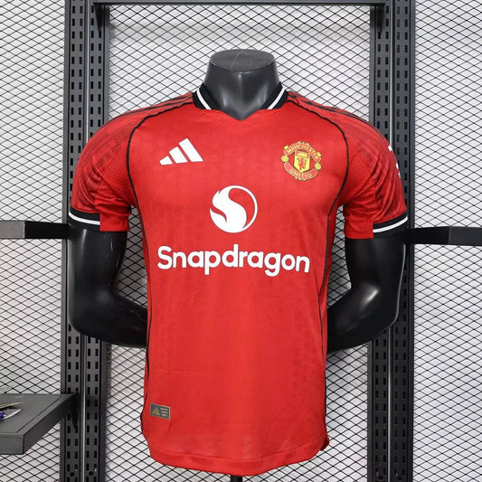 2025/2026 Manchester United Home Player Version Football Shirt