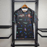 2024 Portugal Black Training Football Shirt image 1