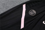 2021/2022 PSG Paris Saint-Germain Half-Pull Tracksuit Black