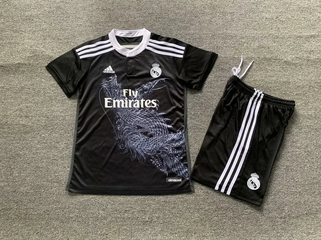 2014/2015 Kids Real Madrid Third Retro Football Shirt image 1
