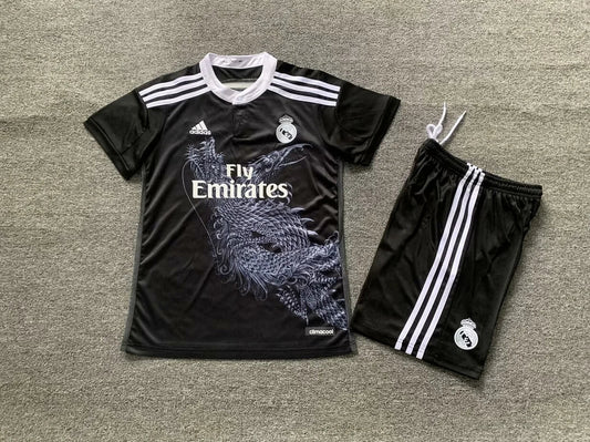 2014/2015 Kids Real Madrid Third Retro Football Shirt image 1