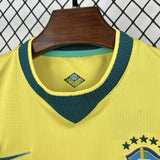 2026 Kids Brazil Home World Cup Football Shirt image 4