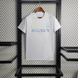 2023/2024 Real Madrid White Reflective Balmain Football Shirt image 1