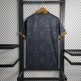 2023/2024 Real Madrid Black Gold Monogram Special Edition Football Shirt image 2