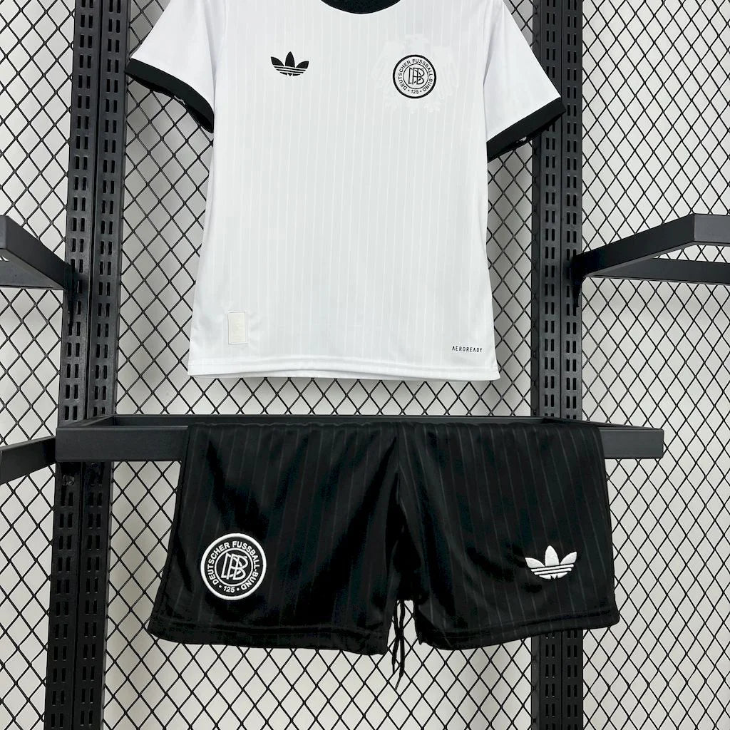 2025/2026 Kids Germany White 125th Anniversary Football Kit image 5