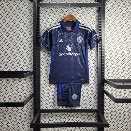 2024/2025 Manchester United Away Football Shirt Kids