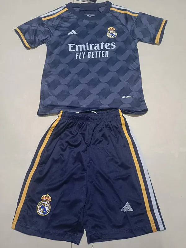 Maillot de football extérieur RMA 2023-24 pour enfant