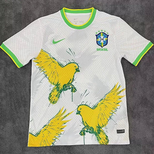 2022-23 Brazil Special Edition White Fans Soccer Jersey