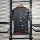 2024 Portugal Black Training Football Shirt image 2