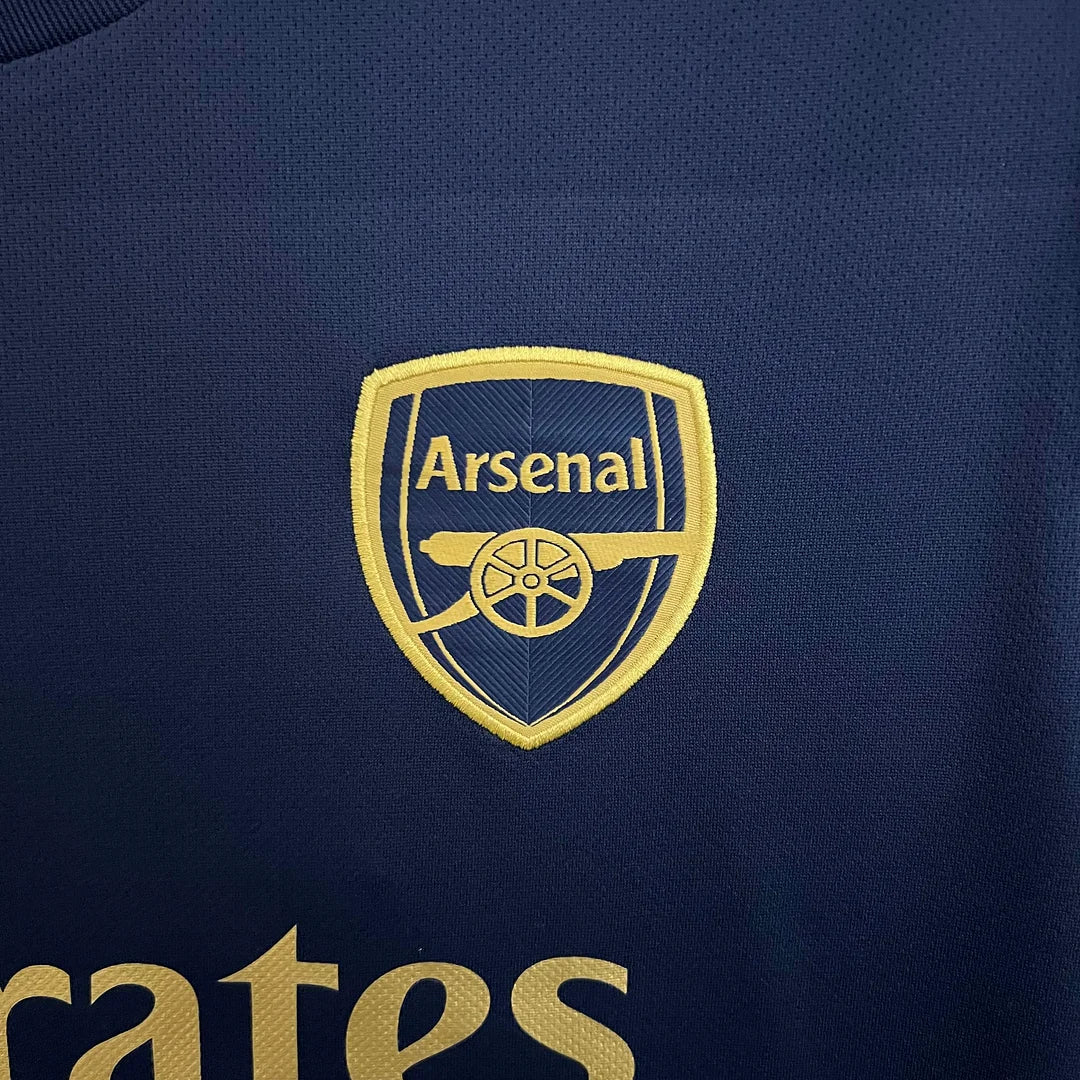 2023 Arsenal French Special Edition Blue Football Shirt image 7
