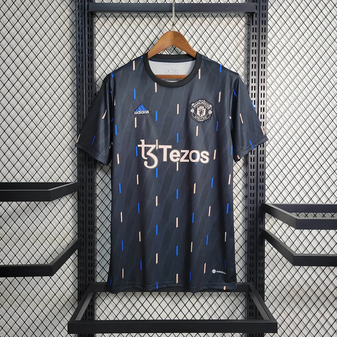 2022/2023 Manchester United Black Training Football Shirt