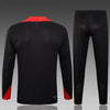 2023/2024 Liverpool Half-Pull Tracksuit Black Jersey