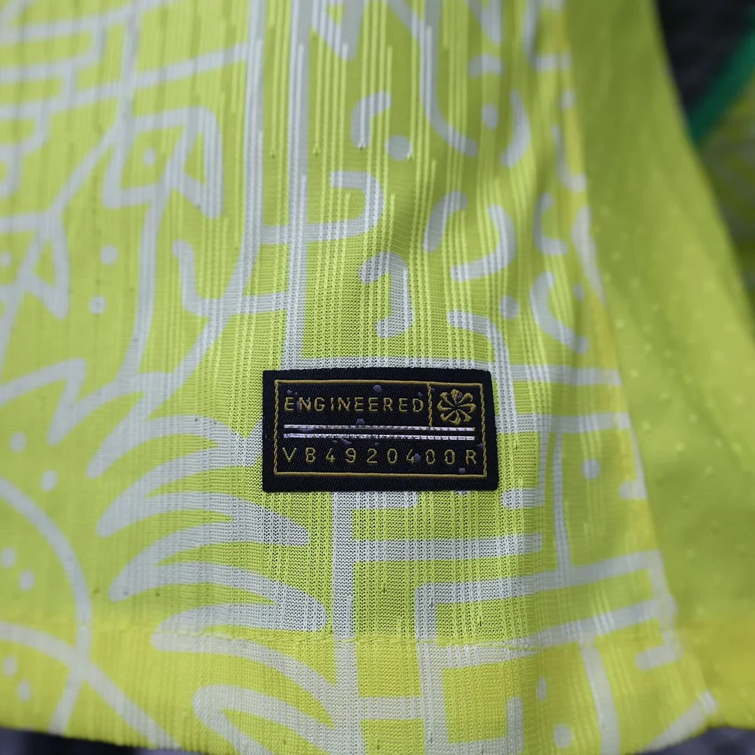 2024 Brazil Home Long Sleeve Player Version Football Shirt image 9