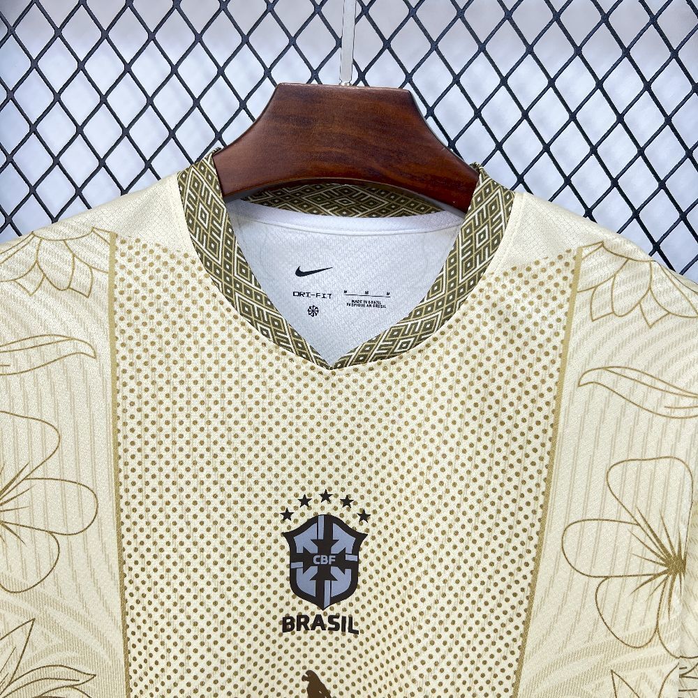 2026 Brazil Arara Aurora Gold Special Edition Football Shirt image 4