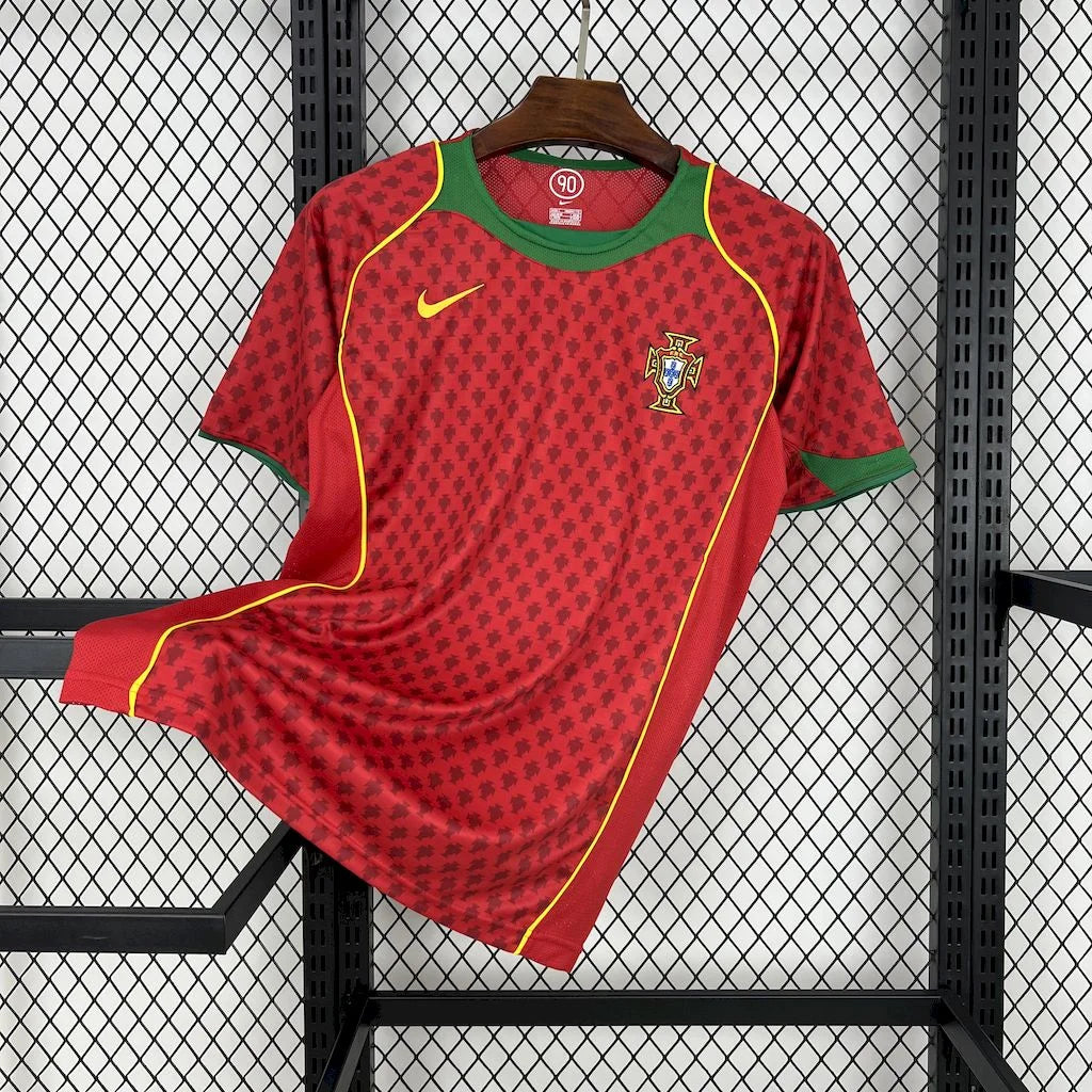 2004 Retro Portugal Home Football Shirt image 1