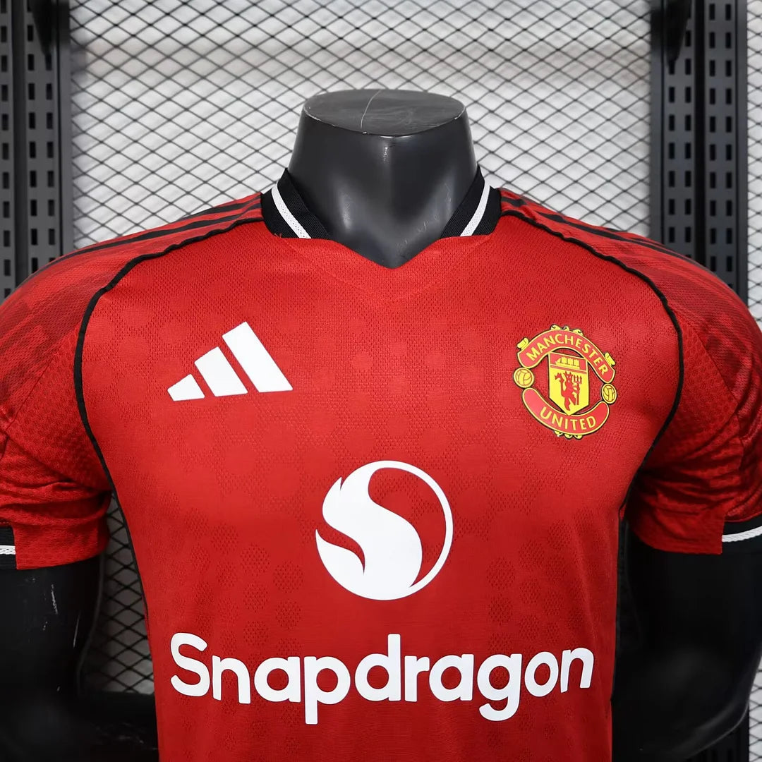 2025/2026 Manchester United Home Player Version Football Shirt