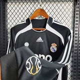 2006/2007 Real Madrid Away Long Sleeve Retro Football Shirt image 3