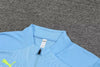 2024/2025 Manchester City Half-Pull Tracksuit Light Blue