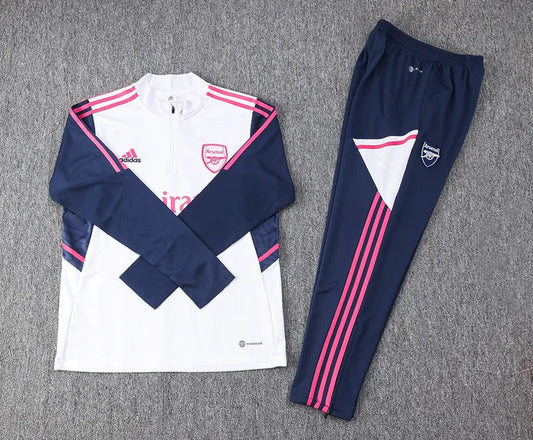 2022/2023 Arsenal Half-Pull Tracksuit White