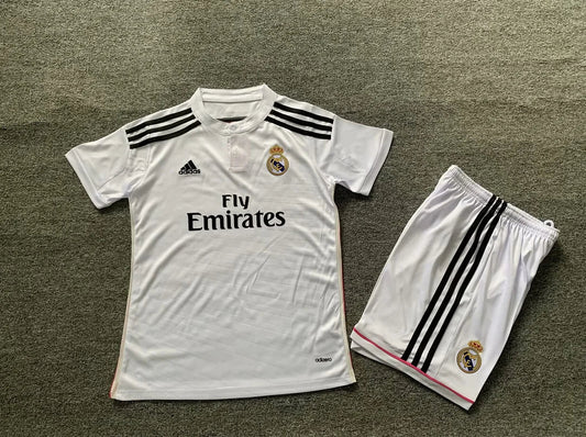 2014/2015 Kids Real Madrid Home Retro Football Shirt image 1