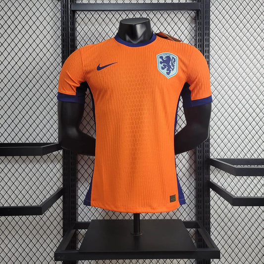 2024 Netherlands Home Player Version Football Shirt image 1