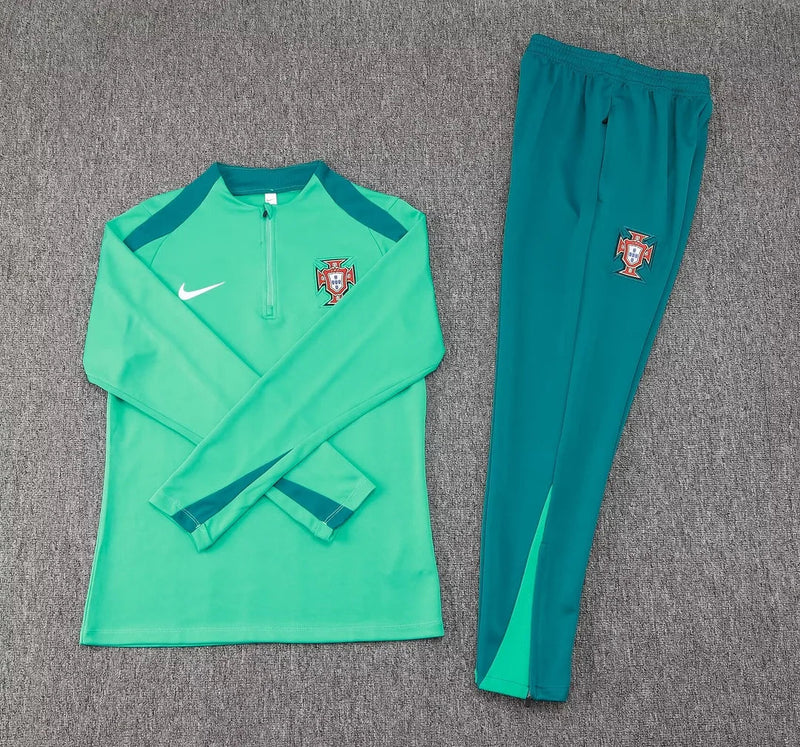 2024 Portugal Half-Pull Tracksuit Green