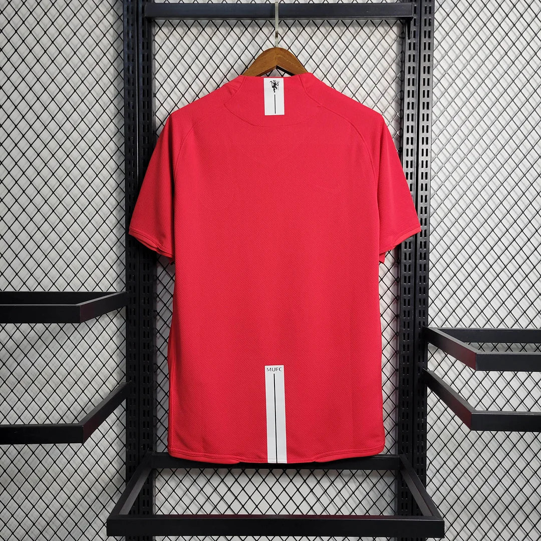 2007/2008 Manchester United Retro Home Champions League Edition Football Shirt