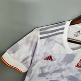 2020 Spain White Away Football Shirt