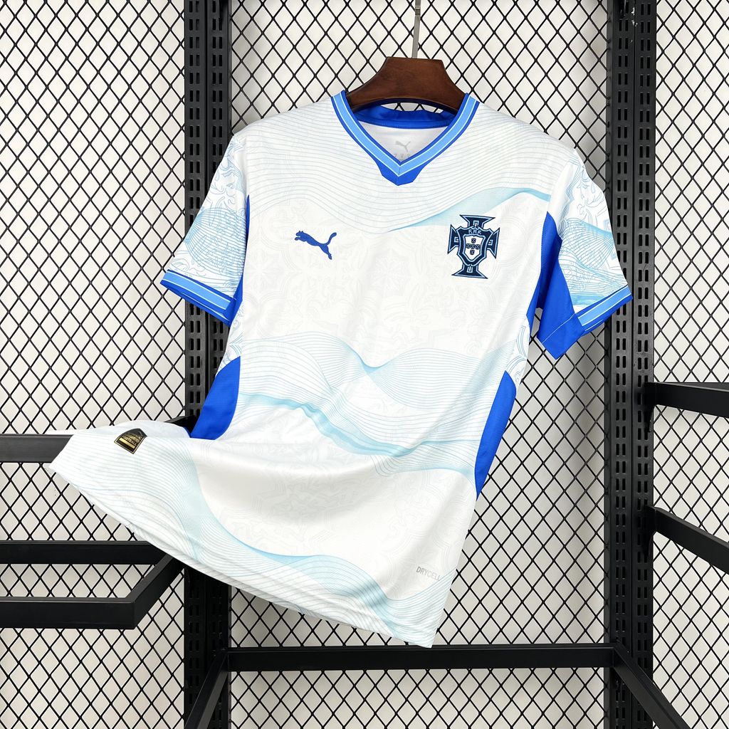 2026 Portugal Azure Coast White Blue Special Edition Football Shirt image 1