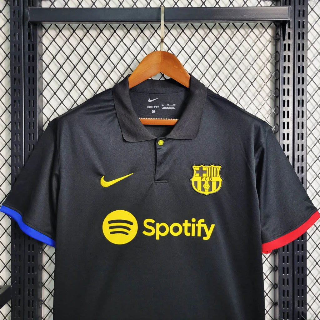 2023/2024 Barcelona Black Polo Shirt image 4
