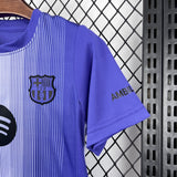 2025/2026 Kids Barcelona Purple Goalkeeper Football Kit image 5