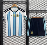 2026 Kids Argentina Home World Cup Football Shirt image 1