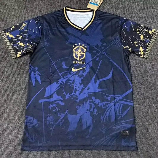 25-26 Brazil Azure Dark Blue Special Edition Training shirts