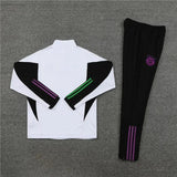 2023/2024 Bayern Munich Half-Pull Tracksuit White