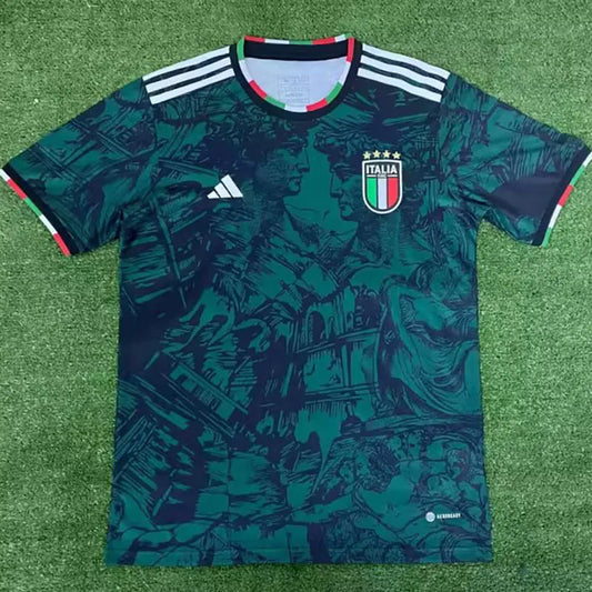 Maillot de football vert édition spéciale Italie 2023 (Azzuro Italie)