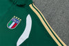 2026/2027 Italy Blue Half Zipper Green Tracksuit