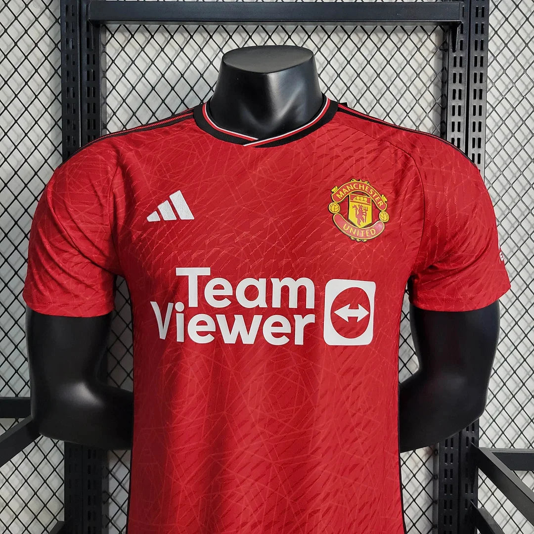 2023/2024 Manchester United Home Player Version Football Shirt