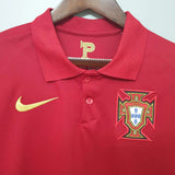 2020 Portugal Red Home Football Shirt image 4