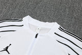 2025/2026 PSG Paris Saint-Germain White Half-Pull Tracksuit