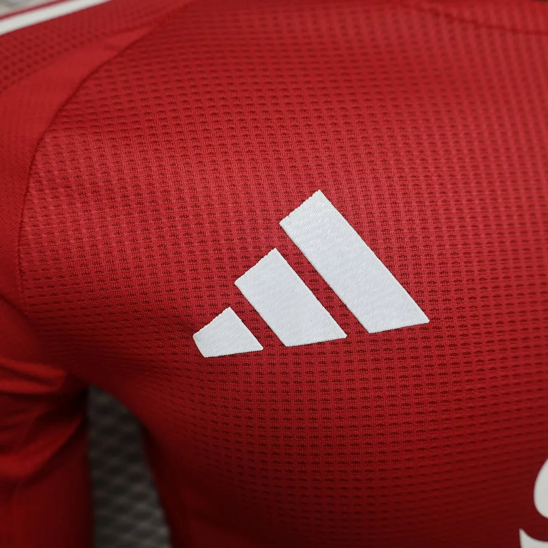 2024/2025 Manchester United Home Long Sleeve Player Version Football Shirt