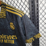 2023/2024 Real Madrid Black Gold Monogram Special Edition Football Shirt image 7